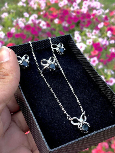 3 In 1 Jewellery Box Set ( TOPS, RING, NECKLACE )